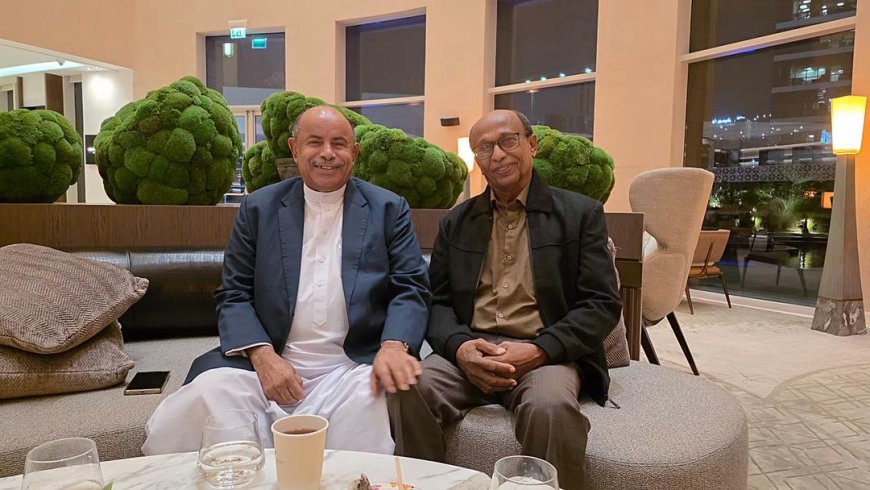 الخنبشي يشيد بالدور الوطني لرئيس مؤسسة موانئ البحر العربي باسمير ويطمئن على صحته