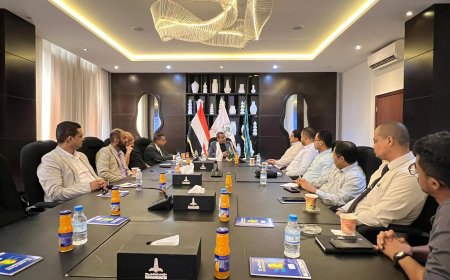 مجلس حضرموت الوطني ومؤسسة حضرموت لتنمية بشرية يبحثان سبل التعاون