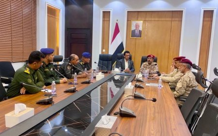 اللجنة الأمنية بحضرموت تناقش مستجدات الأوضاع العسكرية والأمنية بالمحافظة