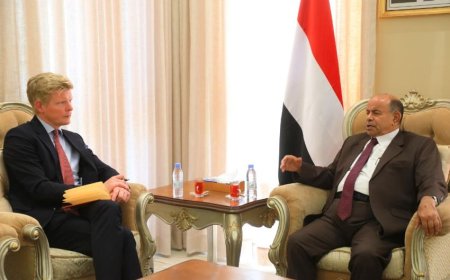 مباحثات بين الخنبشي والمبعوث الأممي حول العملية السياسية