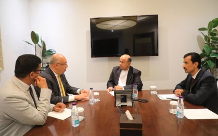 عضو مجلس القيادة الرئاسي محافظ حضرموت يلتقي مدير مكتب اليونسكو الإقليمي لدول الخليج واليمن