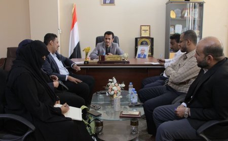 الجيلاني يلتقي عدد من مديري العموم والنواب المعينين حديثًا ويطلع على خططهم التطويرية