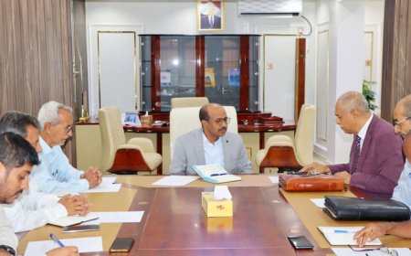 اجتماع موسع يناقش إعادة تشغيل مصفاة عدن وبدائل تصدير النفط