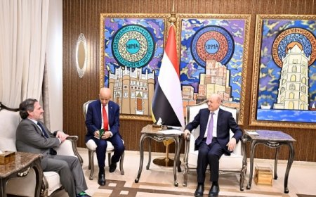 الرئيس العليمي يتعهد بتفعيل مؤسسات الدولة وتوحيد القرار الأمني والعسكري