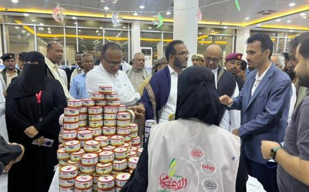 مصنع الغويزي يشارك في معرض تسويق المنتجات البحرية بالمكلا ويؤكد أهمية تعزيز الشراكات