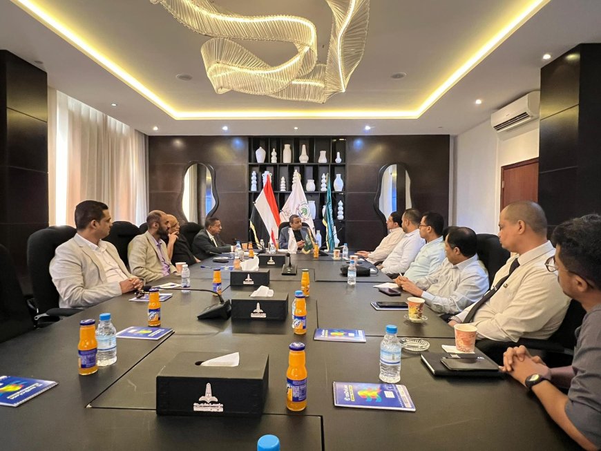 مجلس حضرموت الوطني ومؤسسة حضرموت لتنمية بشرية يبحثان سبل التعاون