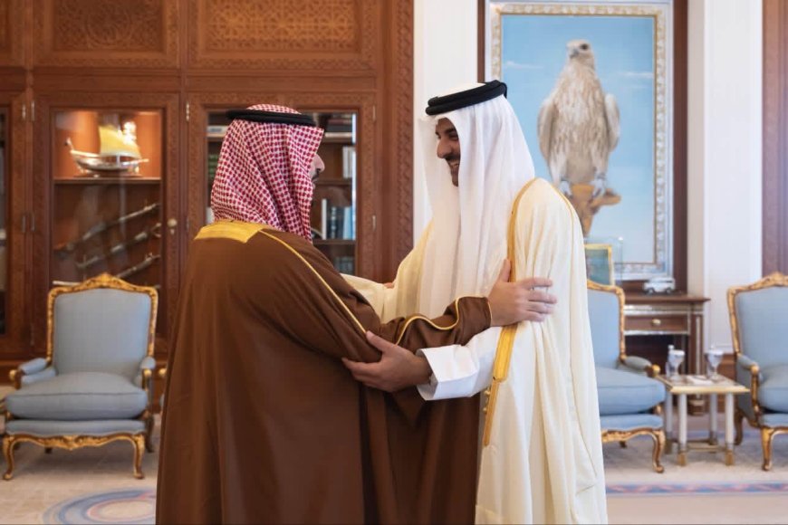 الدوحة تحتضن لقاءً رفيعاً بين أمير قطر والأمير خالد بن سلمان