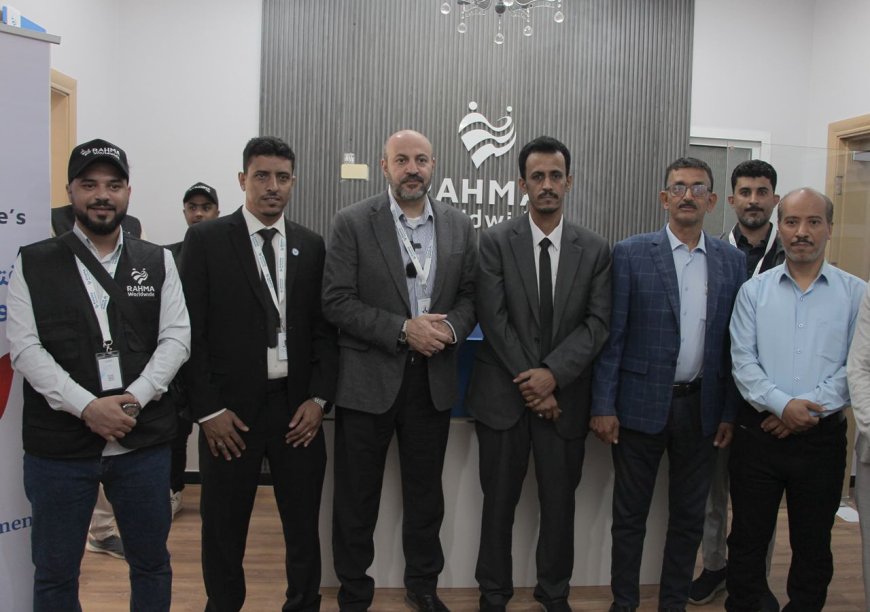 افتتاح مكتب منظمة رحمة حول العالم بالمكلا لتعزيز العمل الإغاثي والتنموي في حضرموت