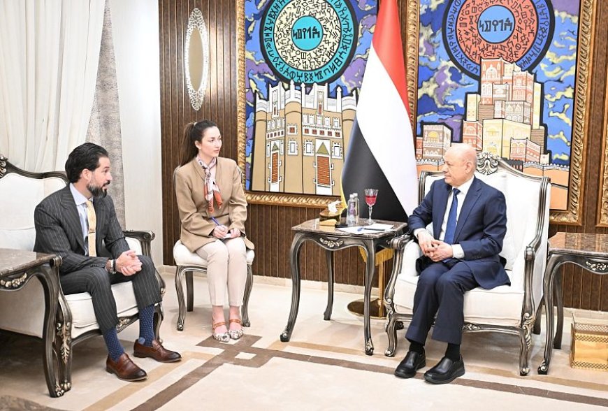 العليمي: أي تسوية سياسية يجب أن ينهي الحرب ولا تشرعن السلاح خارج الدولة