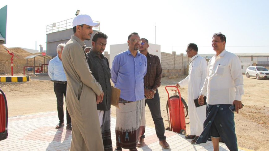 استمرار النزولات الميدانية للجنة متابعة الغاز بحضرموت وزيارة محطتي بيرفكت وجول مسحة