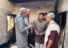 الجيلاني يتفقد منزلاً متضررًا بحريق في منطقة الشرج بالمكلا ويوجه بتوفير منزل بديل مؤقت