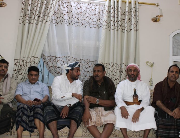 اللواء اليميني يحضر مأدبة إفطار تخليداً لذكرى الشهيد محمد باحمش ورفاقه