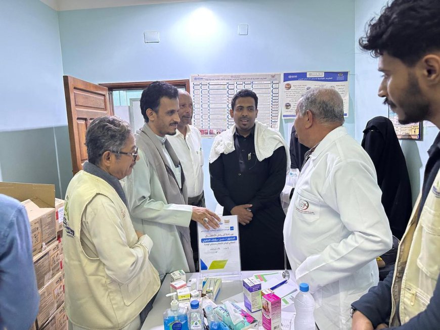 الجيلاني يطلق المخيم الطبي والعيادات التخصصية لخدمة المرضى في روكب بالمكلا