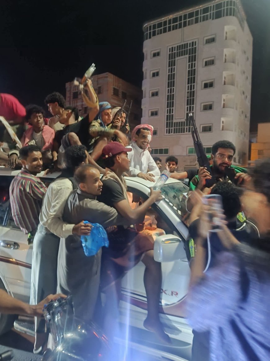 المكلا تحتفي بعودة الجريح البطل محمد سعيد بامراغة بعد استكمال رحلة علاجه بالخارج