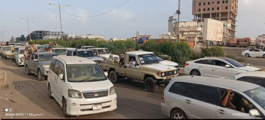 عدن.. استقبال جماهيري حاشد لقيادي أعلن حل الانتقالي الجنوبي