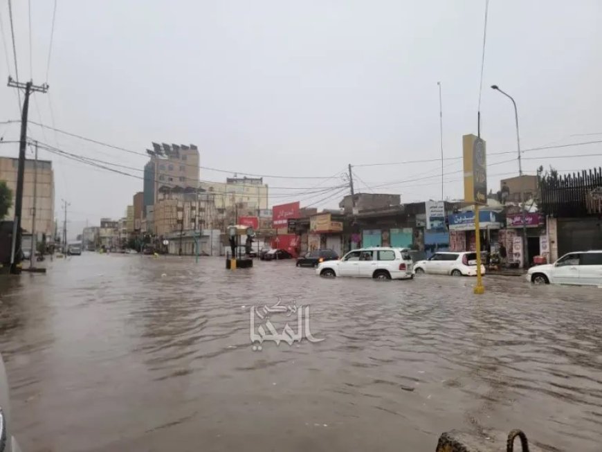 سيول جارفة تجتاح العاصمة صنعاء وعدة محافظات أخرى 
