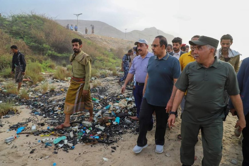 تدشين الحملة الشاملة لتنظيف سواحل حضرموت استعداداً لتدشين مهرجان البلدة السياحي 2023م