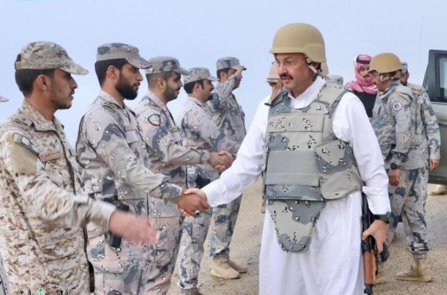 أمير سعودي يظهر في المواقع الأمامية لجبهات الحد الجنوبي
