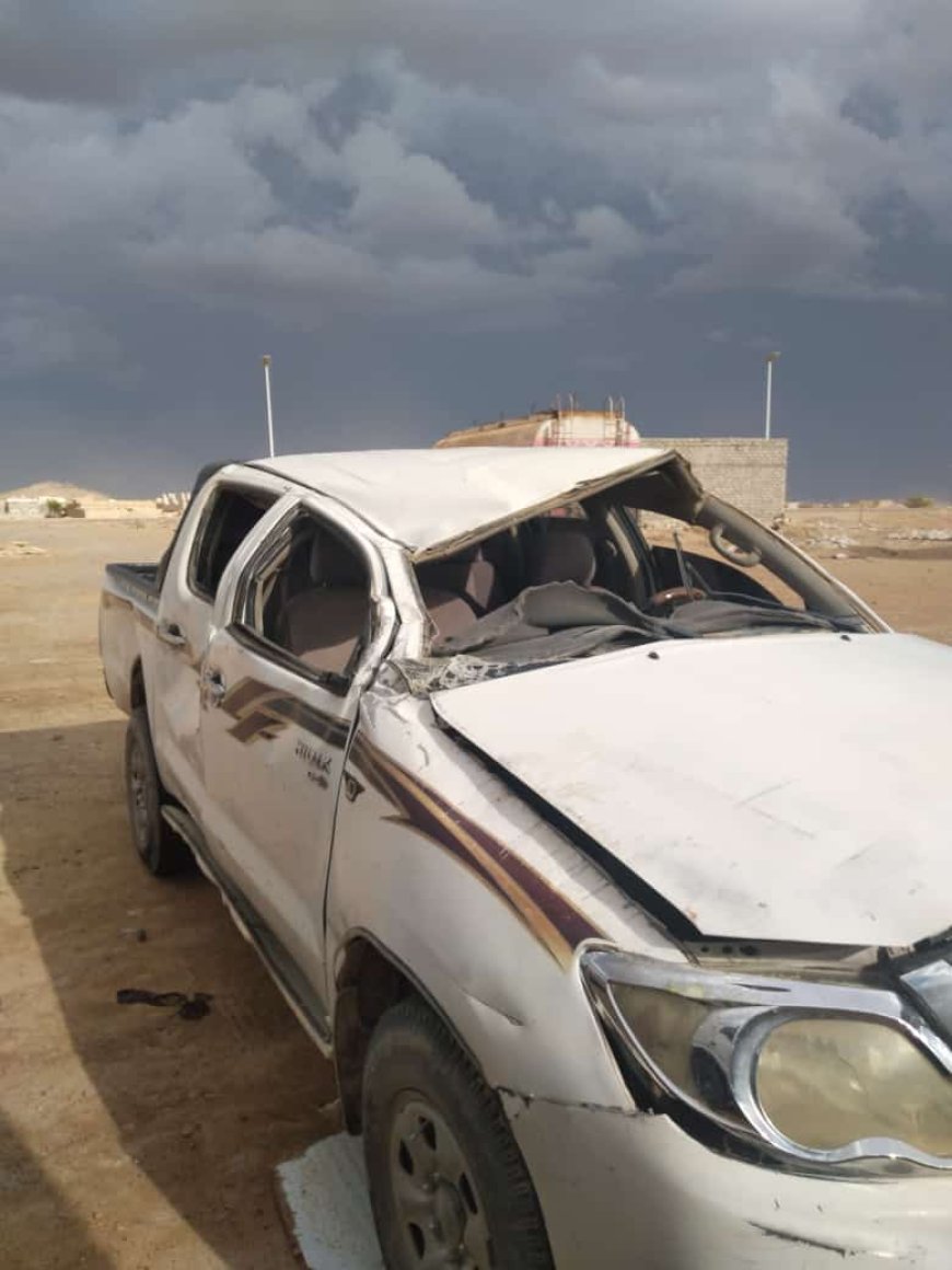 حادث مروري مأساوي يلغي عرسًا ويصيب عشرين شخصًا في غيل بن يمين