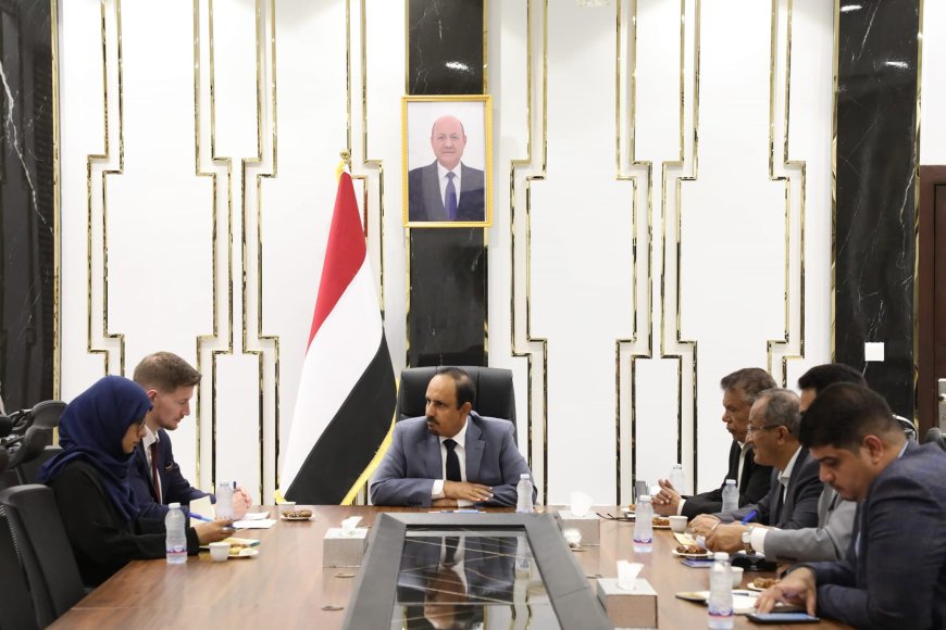 محافظ حضرموت يؤكد لمستشار المبعوث الأممي لليمن أهمية التدخل لإنقاذ الاقتصاد وضمان تمثيل حضرموت في العملية السياسية