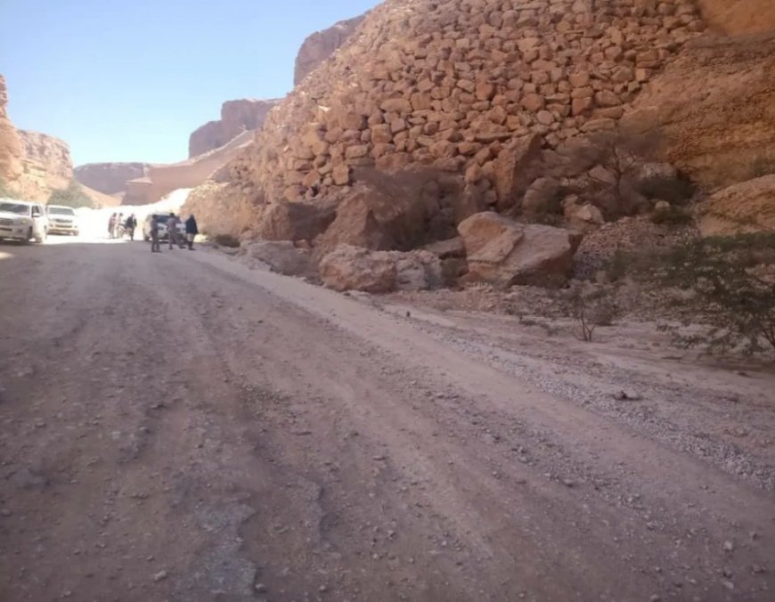 بارشيد يناشد محافظ حضرموت لاستكمال طريق الفرضحة - دوعن