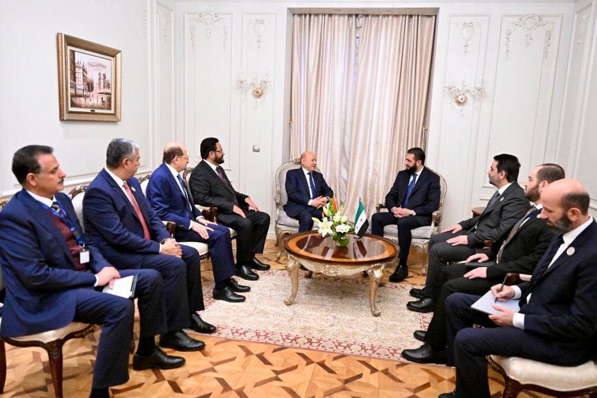 بعد هروب بشار.. العليمي يلتقي الرئيس السوري الشرع لبحث العلاقات الثنائية والتحديات المشتركة