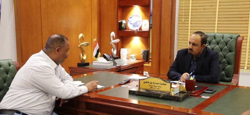 بن ماضي يبحث مع مدير عام الصحة جهود المشافي والترتيبات المُنظِّمة لعيد الفطر المبارك