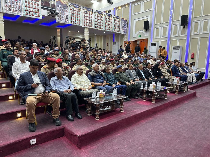 حضرموت تحتفي بذكرى تحرير الساحل وتضحيات النخبة الأمنية