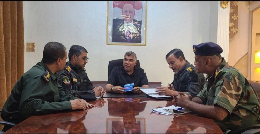 المنهالي يعقد اجتماعًا أمنيًا طارئًا ويؤكد أن تحركات المجموعات المهددة للأمن مرصودة وسيتم ضربها بكل حزم