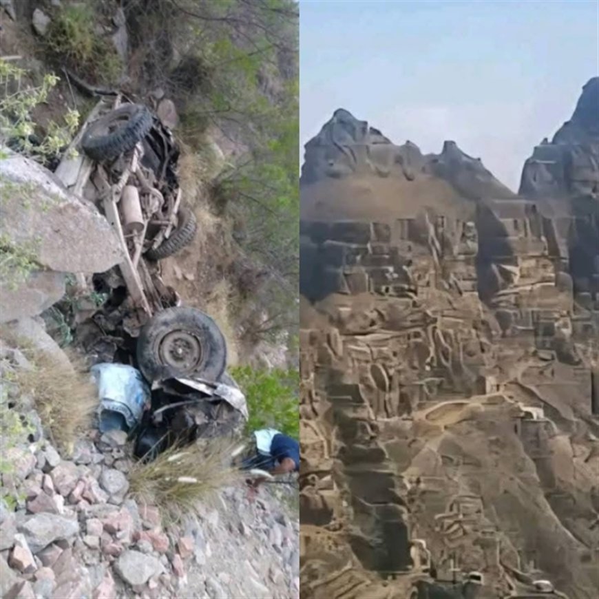 وفاة ثلاثة أشخاص من أسرة واحدة بسقوط سيارة في لحج