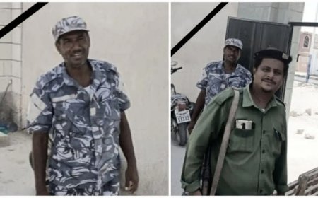 غيل باوزير تفقد اثنين من رجال أمنها في حادث مروري أليم