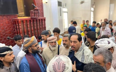 البكري يعلق ميدانياً على حادثة مسجد عمر بن الخطاب خلال زيارة للموقع