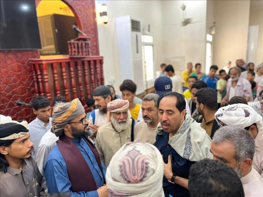 البكري يعلق ميدانياً على حادثة مسجد عمر بن الخطاب خلال زيارة للموقع