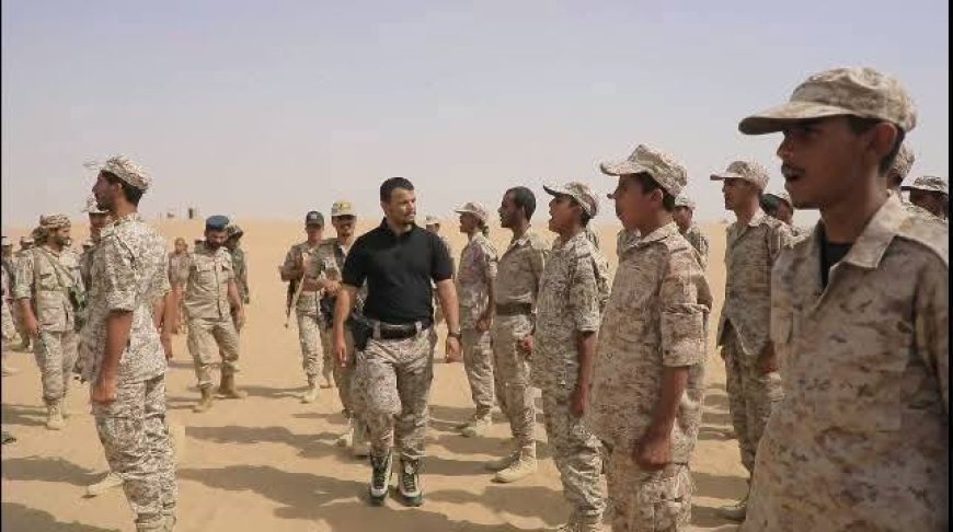 أول ظهور للعميد لعكب في شبوة بعد تأسيس القوة الجديدة بقيادته