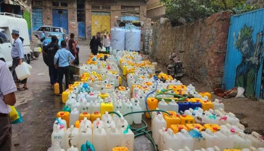 أرقام صادمة تكشف فشل إدارة المياه في تعز