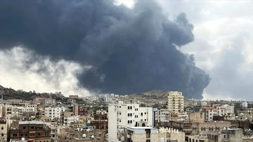 انفجارات عنيفة جنوب العاصمة صنعاء واندلاع حرائق