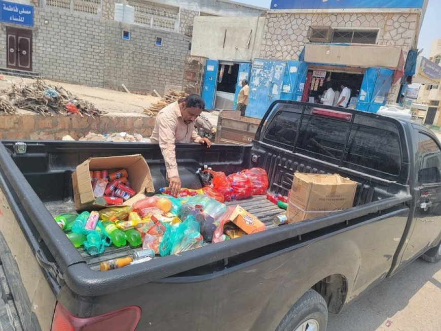 حملة تفتيش في فوه تكشف مواد غذائية ومشروبات منتهية الصلاحية
