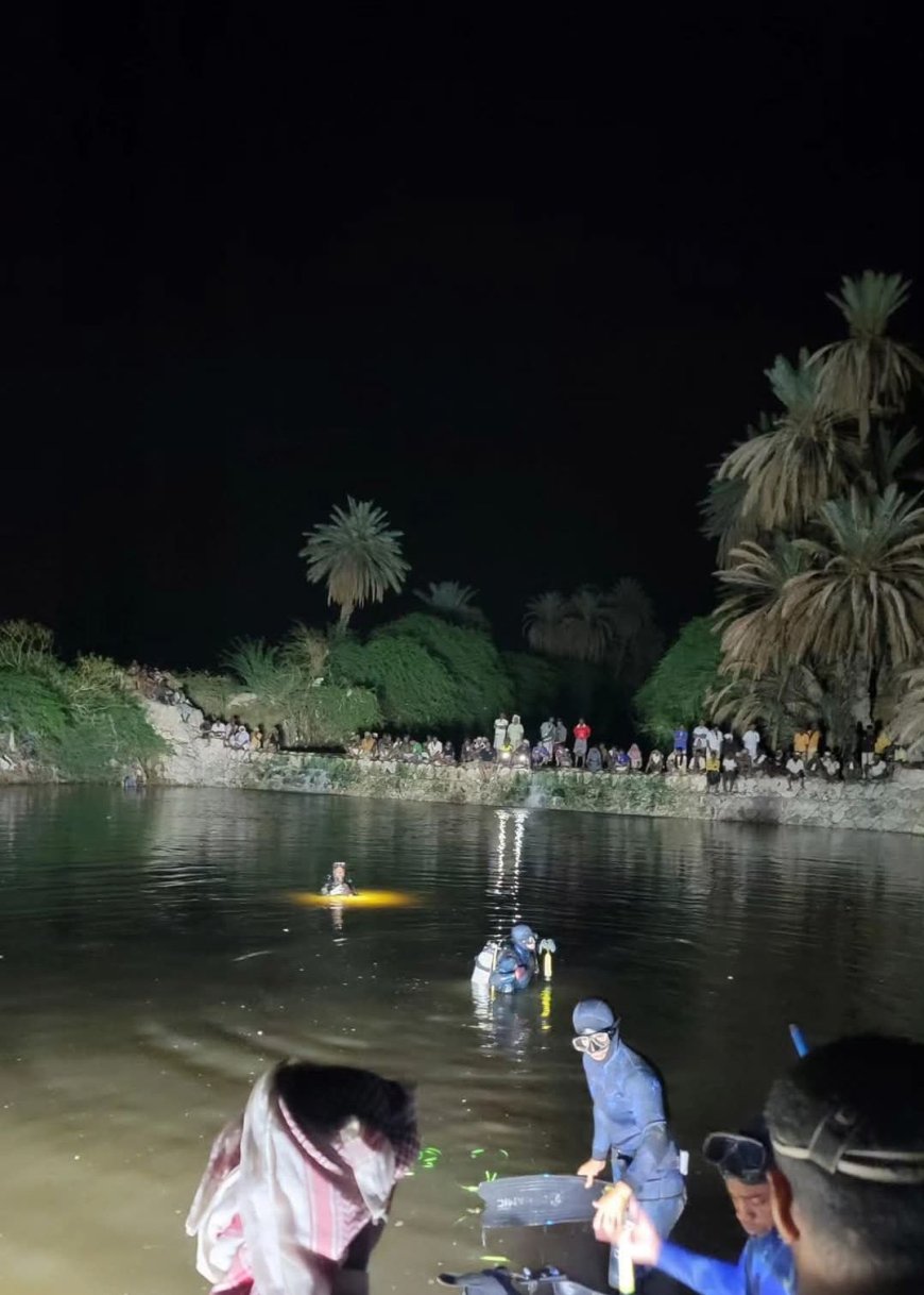 العثور على جثمان شاب تريم الغريق بعد جهود إنقاذ متواصلة