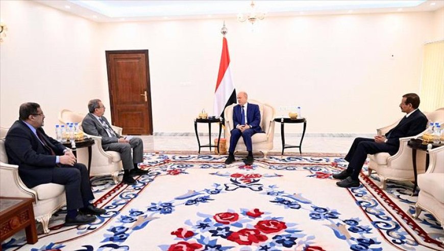 من عدن.. العليمي يؤكد استقلالية القضاء ويشيد بدوره في إنجاح الإصلاحات