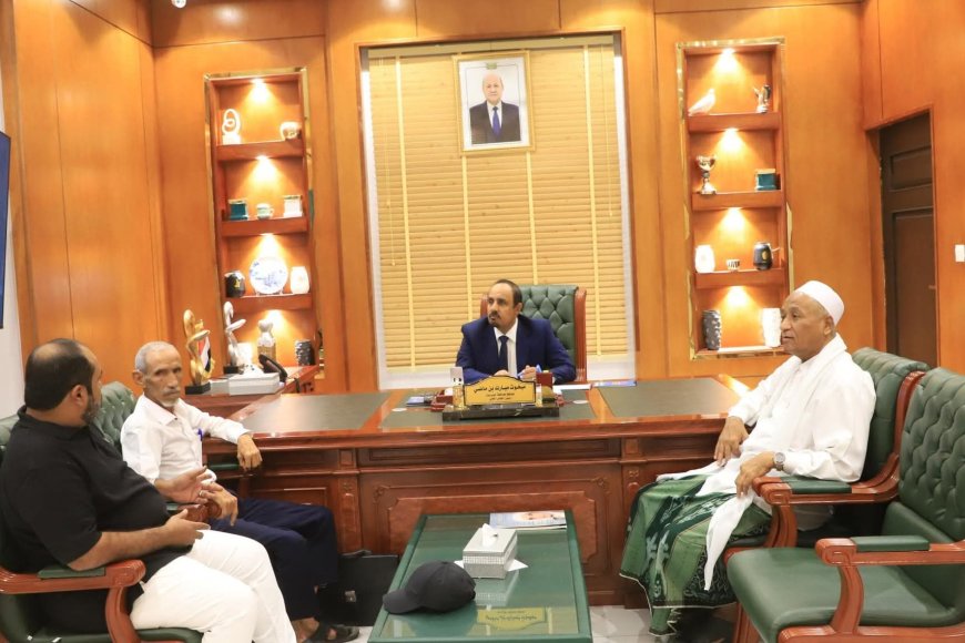 محافظ حضرموت يوجّه بزيادة مخصص كهرباء دوعن لتحسين الخدمة