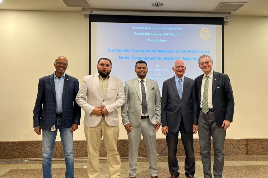 الجامعة الأمريكية في القاهرة تمنح باحثاً حضرمياً درجة الماجستير في التنمية المستدامة