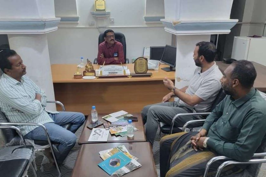 مدير عام تريم يبحث مع منظمة صناع النهضة أولويات الاحتياج لمشاريع الصمود