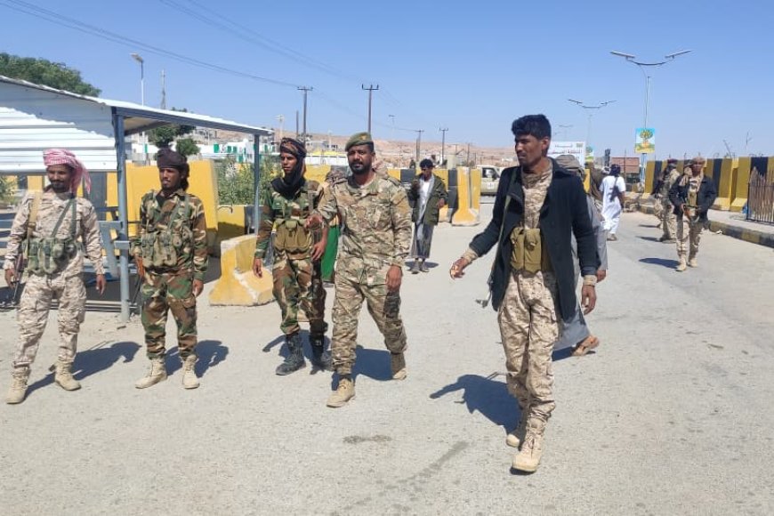 شاهد أول صورة لقوات درع الوطن من منطقة خلف بمدينة المكلا