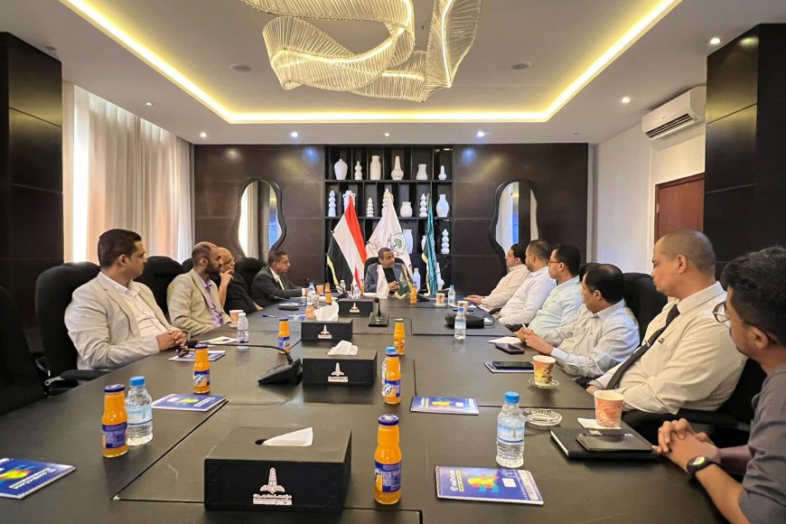 مجلس حضرموت الوطني ومؤسسة حضرموت لتنمية بشرية يبحثان سبل التعاون