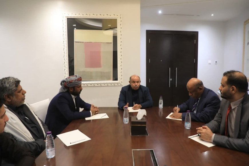 الخنبشي وبن حبريش يناقشان مستجدات الأوضاع العامة واستحقاقات حضرموت
