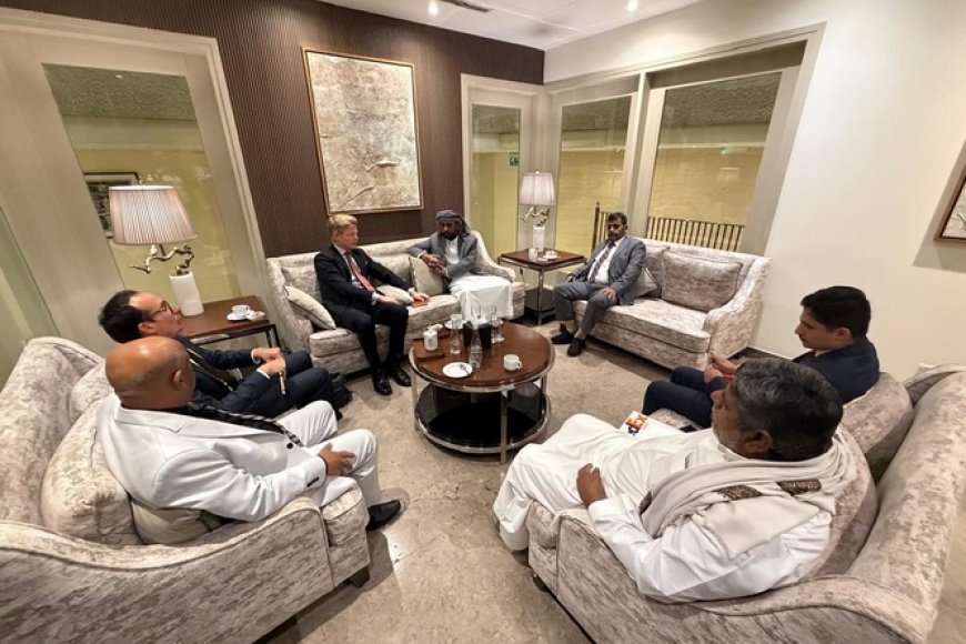 بن حبريش يؤكد للمبعوث الأممي أن نجاح السلام يبدأ بتمكين حضرموت