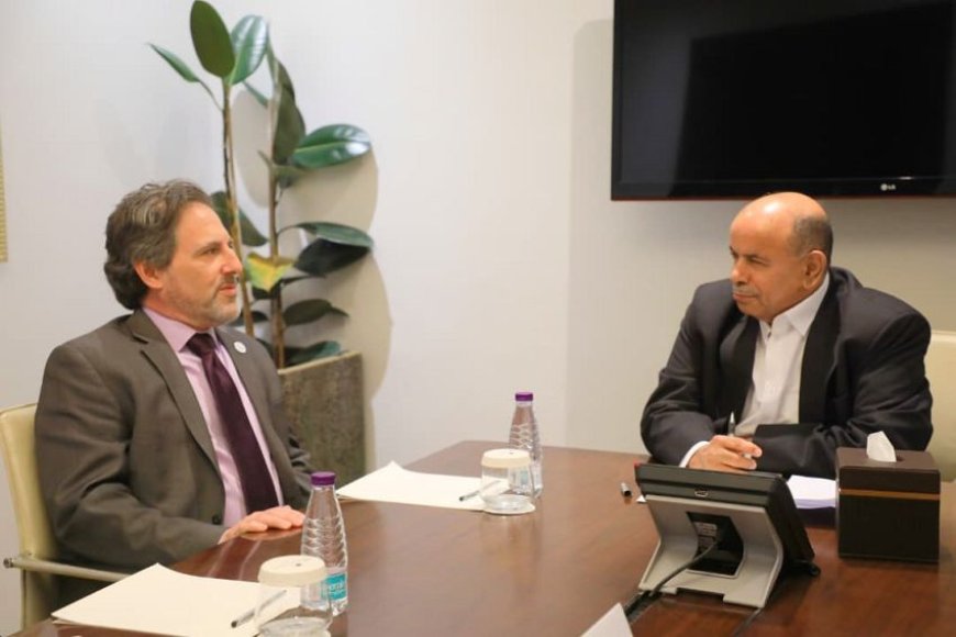 الخنبشي يبحث مع المعهد الديمقراطي جهود تعزيز مسارات التنمية وبناء القدرات