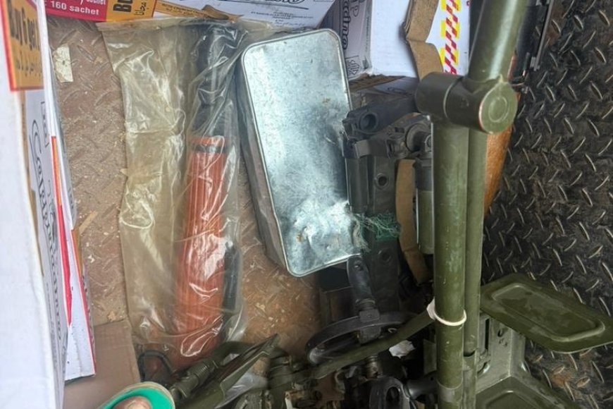 عملية أمنية نوعية تسفر عن ضبط سيارة من نوع دينا محملة بأسلحة في المكلا