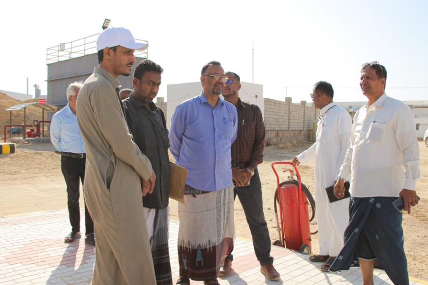 استمرار النزولات الميدانية للجنة متابعة الغاز بحضرموت وزيارة محطتي بيرفكت وجول مسحة