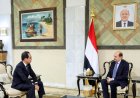 رئيس الوزراء وزير الخارجية وشؤون المغتربين يستقبل السفير الياباني لدى اليمن